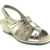 Suave Sandals*Catania Wedge Sandal-GOLD