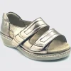 Suave Wide Fit | Sandals*Emily Velcro Sandal-BRONZE
