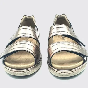 Suave Wide Fit | Sandals*Emily Velcro Sandal-BRONZE
