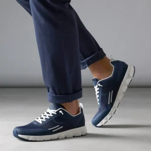 tenhaag Walking | Casual*tennhaag Gents The Walker Sneaker 0501 THG2 By Paul Green-BLUE