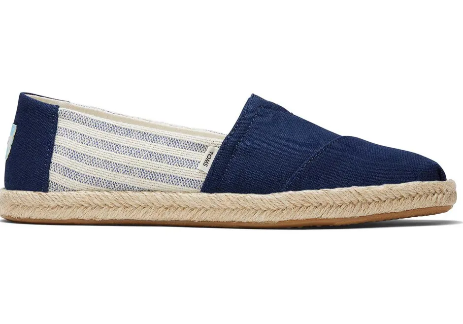 toms_alpargata_rope_unive_0.webp TOMS Casual Shoes | Sandals*Alpargata Rope University Stripes-NAVY