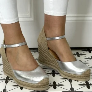 UNISA Sandals | Wedges*CASTILLA Espadrilles-SILVER