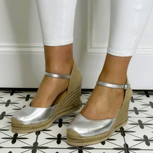 UNISA Sandals | Wedges*CASTILLA Espadrilles-SILVER