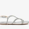 UNISA Sandals*COOPER FLAT SANDAL -SILVER