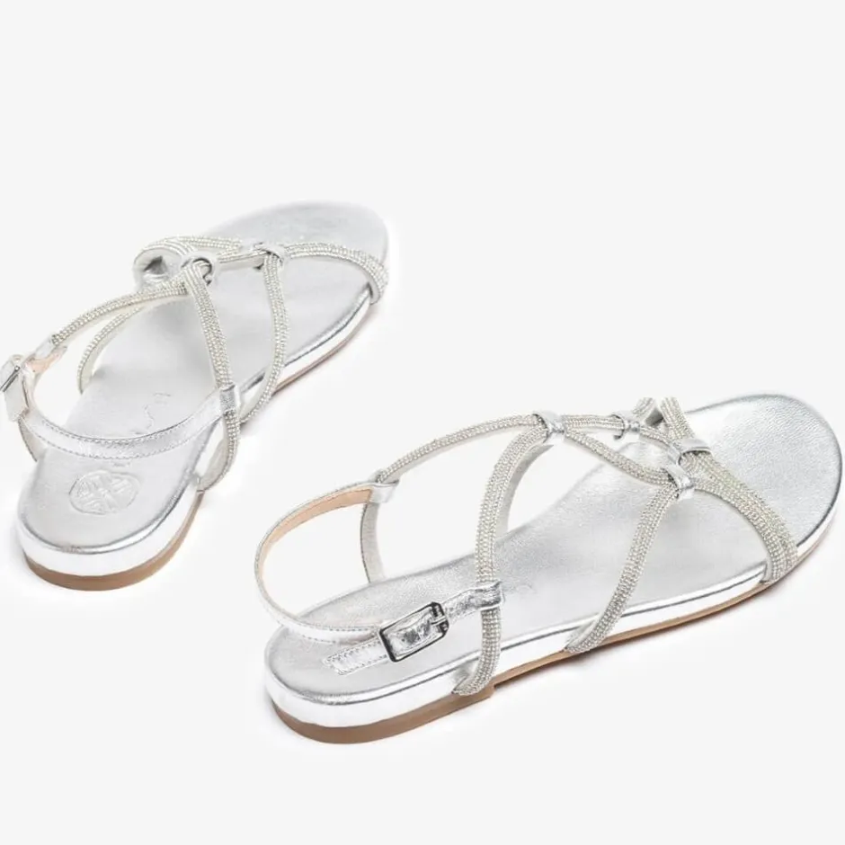 unisa_cooper_flat_sandal__3.webp UNISA Sandals*COOPER FLAT SANDAL -SILVER