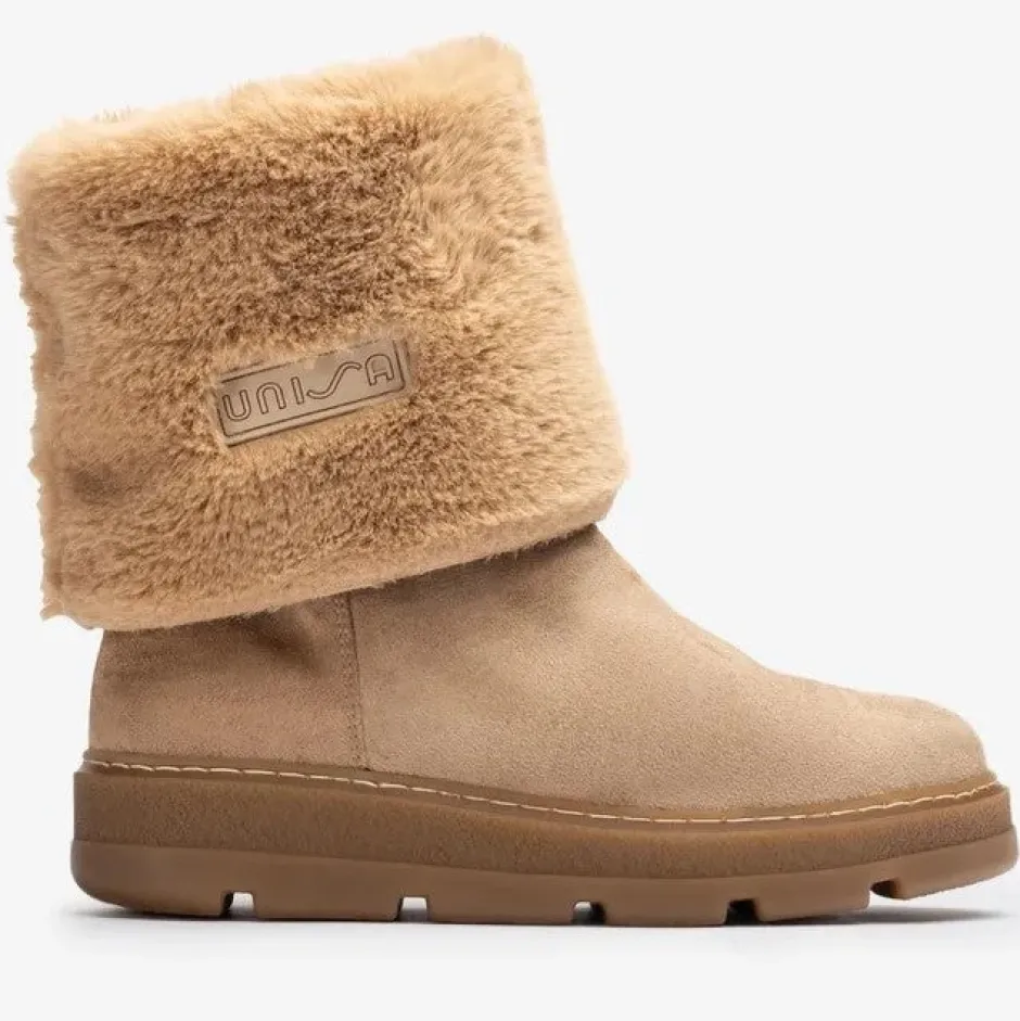 unisa_fossy_beige_0.webp UNISA Knee High Boots | Ankle Boots*FOSSY -BEIGE