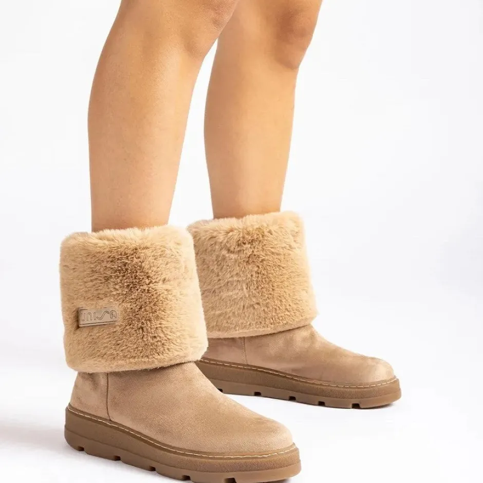 unisa_fossy_beige_1.webp UNISA Knee High Boots | Ankle Boots*FOSSY -BEIGE