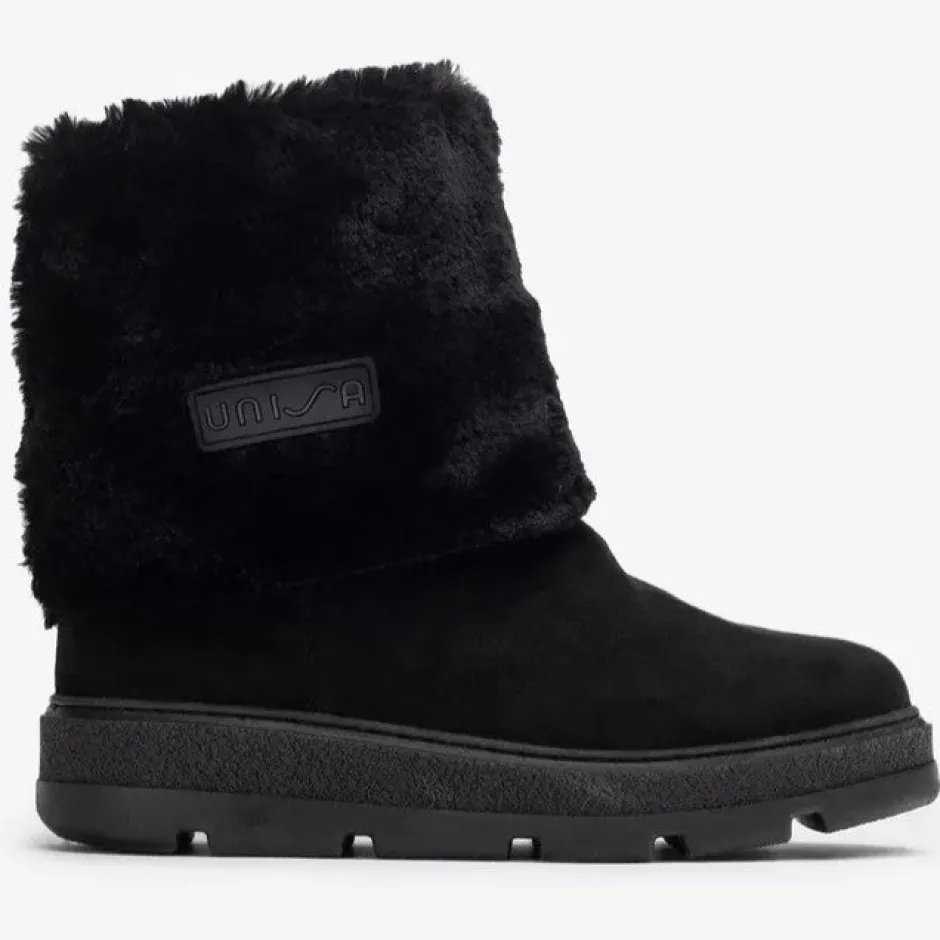 unisa_fossy_black_0.webp UNISA Knee High Boots | Ankle Boots*FOSSY -BLACK