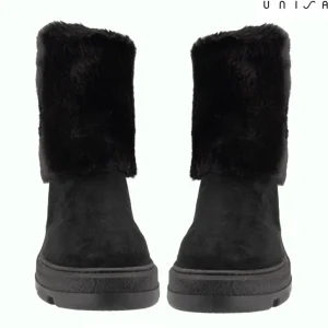 UNISA Knee High Boots | Ankle Boots*FOSSY -BLACK