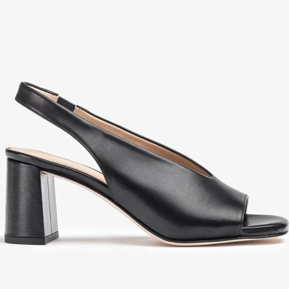 unisa_mondy_peeptoe_sling_0.webp UNISA Sandals | Heels*MONDY PEEPTOE SLINGBACK-BLACK Leather