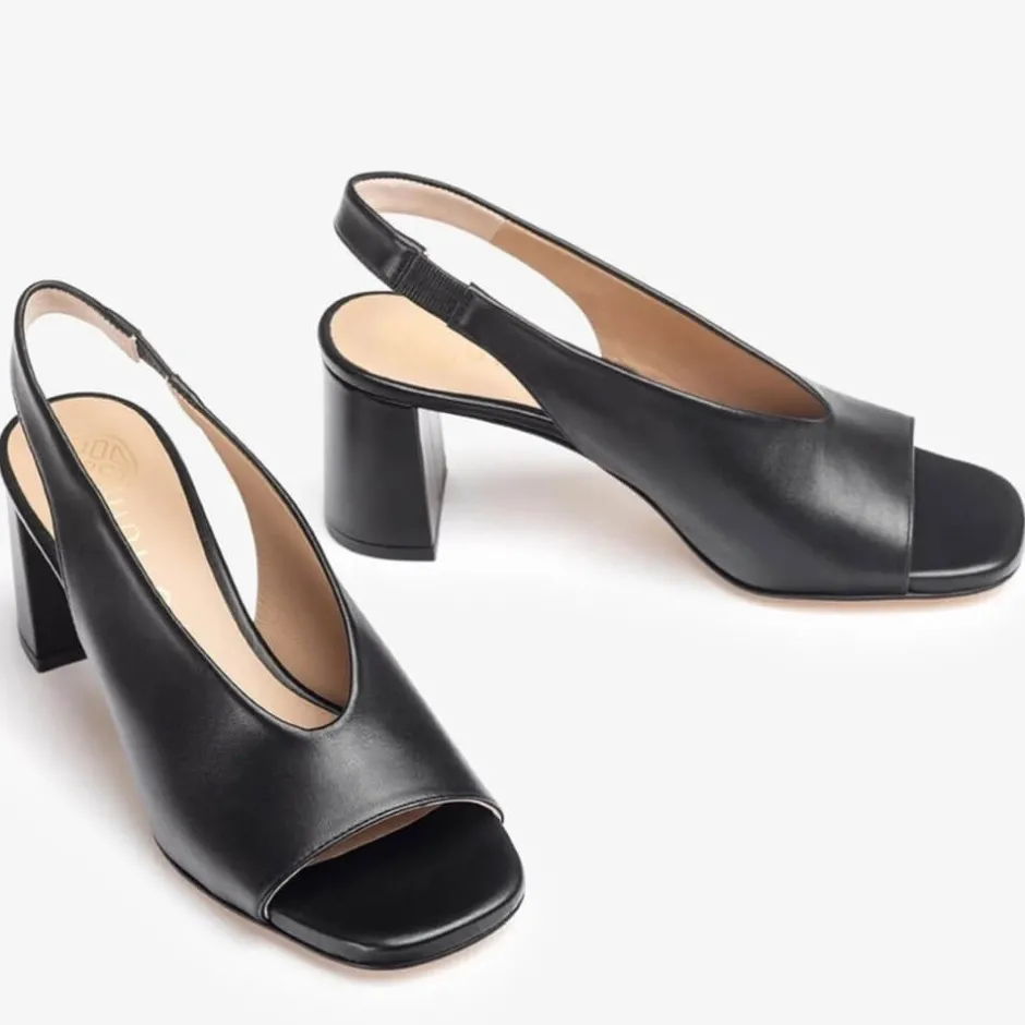 unisa_mondy_peeptoe_sling_2.webp UNISA Sandals | Heels*MONDY PEEPTOE SLINGBACK-BLACK Leather