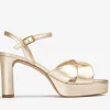 UNISA Sandals | Heels*ONOA Platform Sandal-GOLD