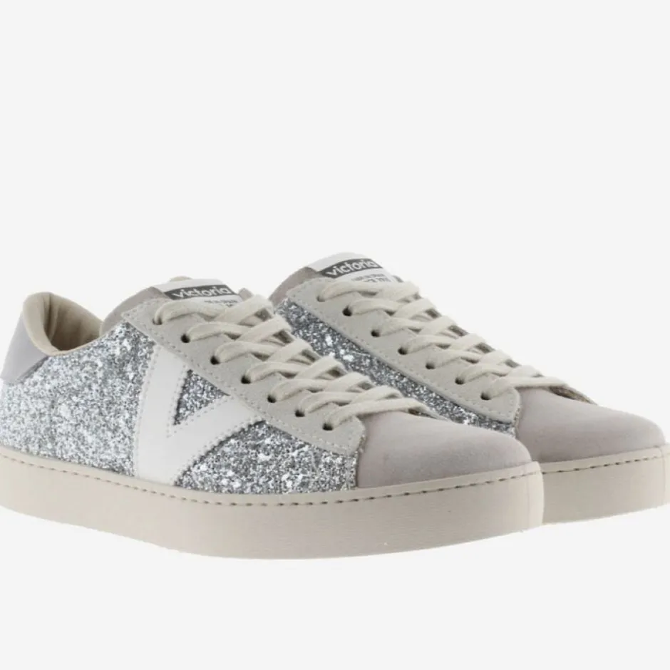 victoria_berlin_glitter_s_2.webp Victoria Casual Shoes | Trainers*Berlin Glitter 1126195-SILVER PLATA