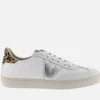 Victoria Casual Shoes | Trainers*Berlin Trainers 1126206 Silver Leopard Print