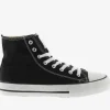 Victoria Casual Shoes | Trainers*TRIBU BOTÍN CANVAS BASKETBALL MID BOOT 106500-BLACK
