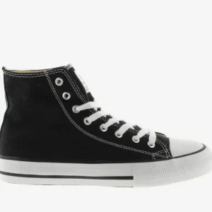 Victoria Casual Shoes | Trainers*TRIBU BOTÍN CANVAS BASKETBALL MID BOOT 106500-BLACK