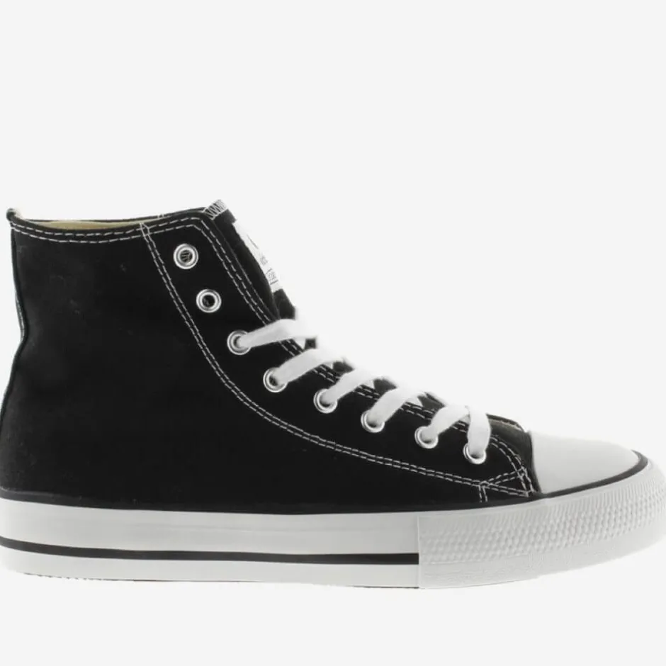 victoria_tribu_botn_canva_0-1.webp Victoria Casual Shoes | Trainers*TRIBU BOTÍN CANVAS BASKETBALL MID BOOT 106500-BLACK