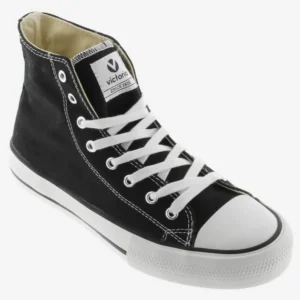 Victoria Casual Shoes | Trainers*TRIBU BOTÍN CANVAS BASKETBALL MID BOOT 106500-BLACK
