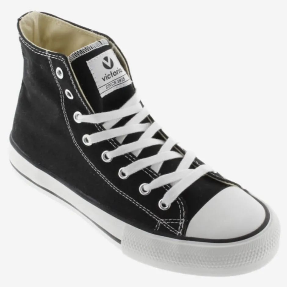 victoria_tribu_botn_canva_1-1.webp Victoria Casual Shoes | Trainers*TRIBU BOTÍN CANVAS BASKETBALL MID BOOT 106500-BLACK