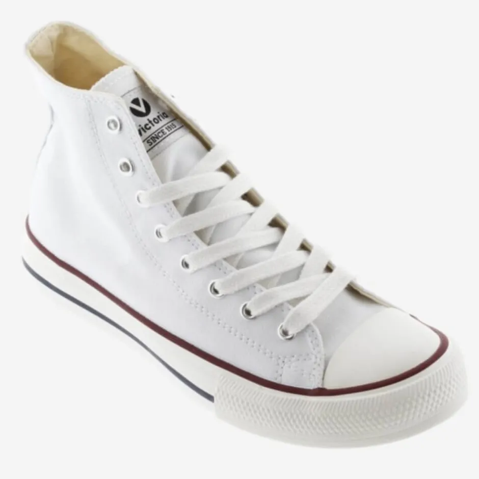 victoria_tribu_botn_canva_1.webp Victoria Casual Shoes | Trainers*TRIBU BOTÍN CANVAS BASKETBALL MID BOOT 106500-WHITE