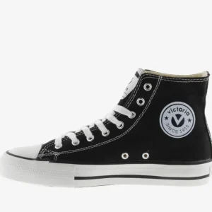 Victoria Casual Shoes | Trainers*TRIBU BOTÍN CANVAS BASKETBALL MID BOOT 106500-BLACK
