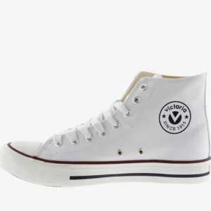 Victoria Casual Shoes | Trainers*TRIBU BOTÍN CANVAS BASKETBALL MID BOOT 106500-WHITE