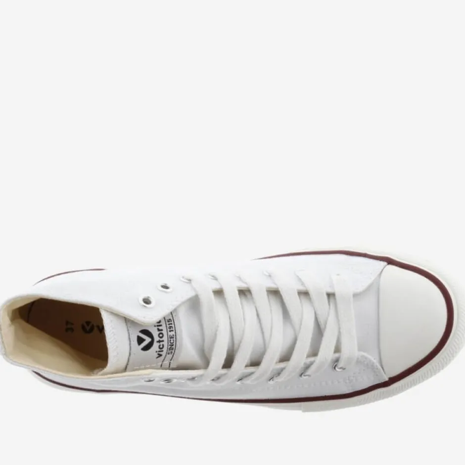 victoria_tribu_botn_canva_3.webp Victoria Casual Shoes | Trainers*TRIBU BOTÍN CANVAS BASKETBALL MID BOOT 106500-WHITE