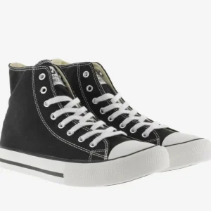 Victoria Casual Shoes | Trainers*TRIBU BOTÍN CANVAS BASKETBALL MID BOOT 106500-BLACK