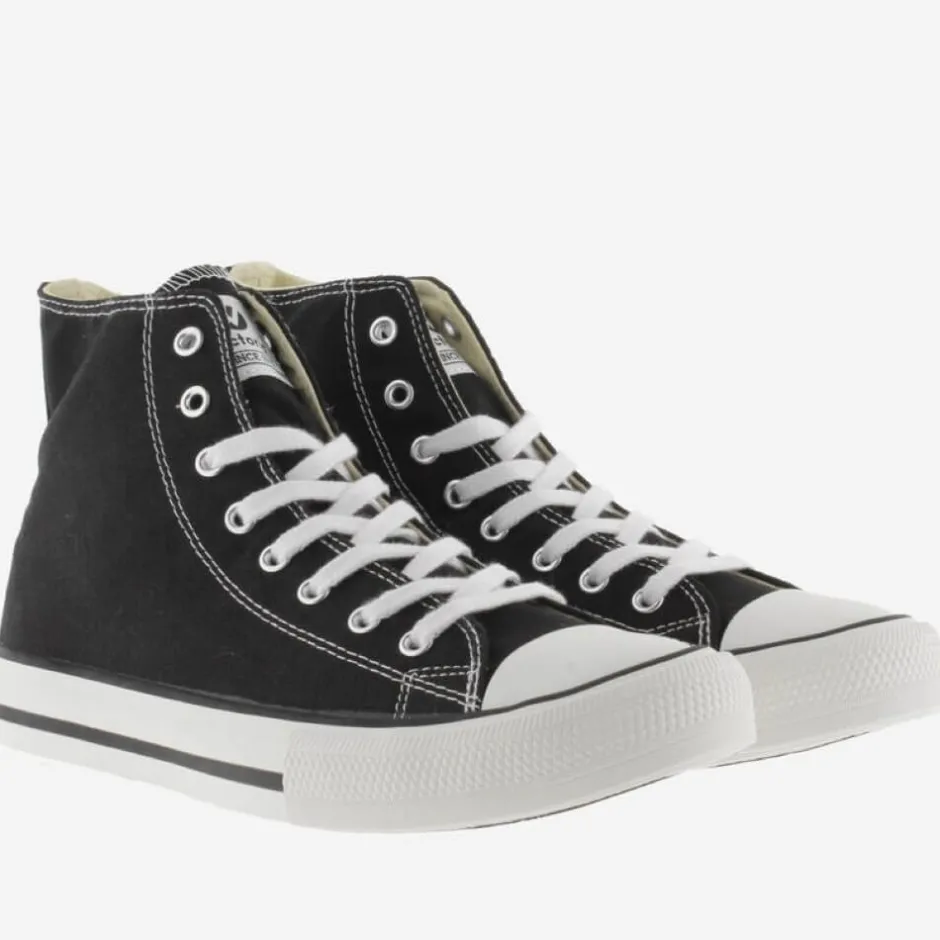 victoria_tribu_botn_canva_4-1.webp Victoria Casual Shoes | Trainers*TRIBU BOTÍN CANVAS BASKETBALL MID BOOT 106500-BLACK