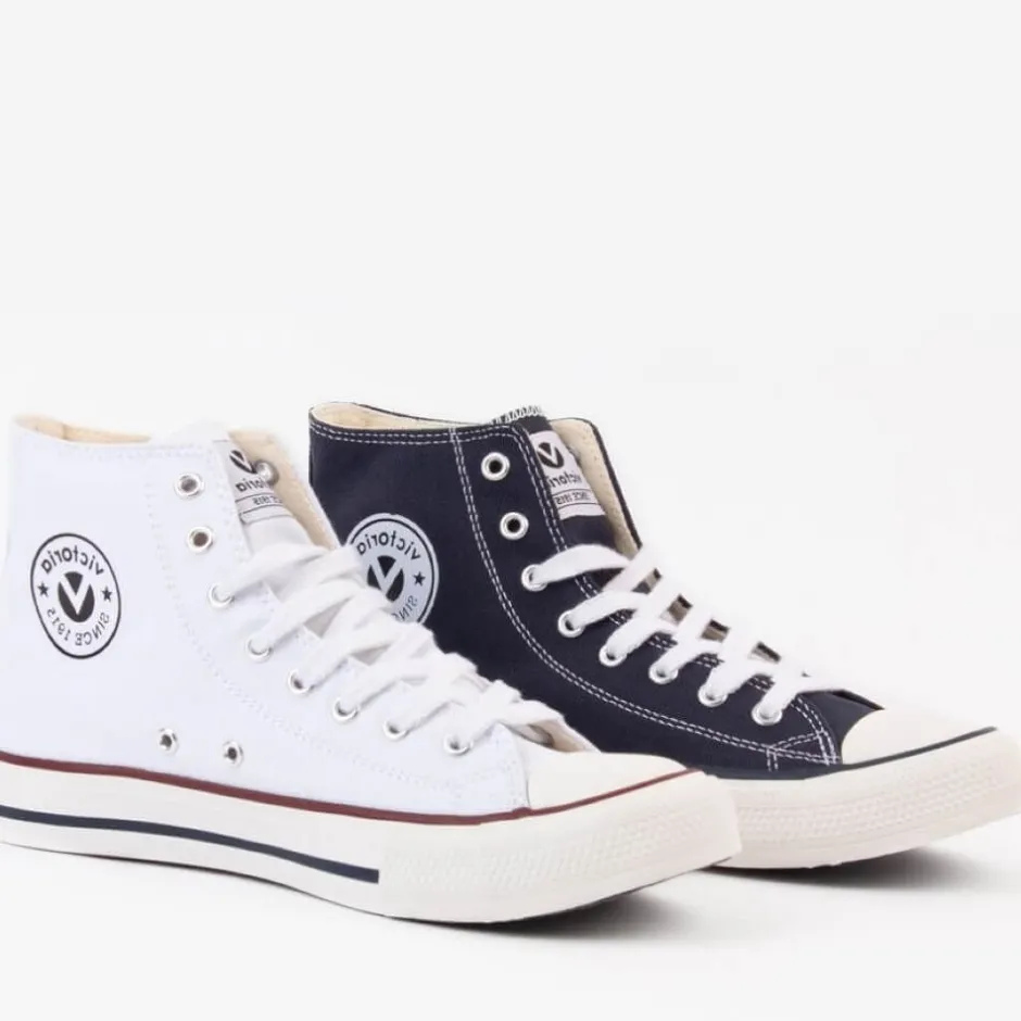 victoria_tribu_botn_canva_4.webp Victoria Casual Shoes | Trainers*TRIBU BOTÍN CANVAS BASKETBALL MID BOOT 106500-WHITE