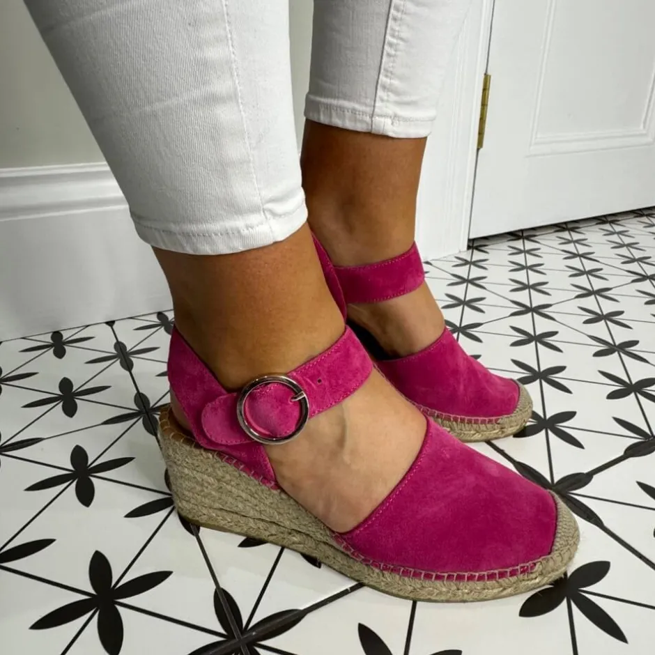viguera__wedge_espadrille_3.webp Viguera Sandals | Wedges*1922 Wedge Espadrille-FUXIA