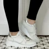 Wonders Casual Shoes | Trainers*Adore Wedge Trainer E-6761-WHITE