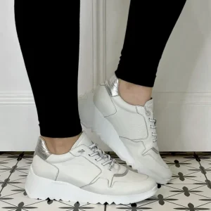 Wonders Casual Shoes | Trainers*Adore Wedge Trainer E-6761-WHITE
