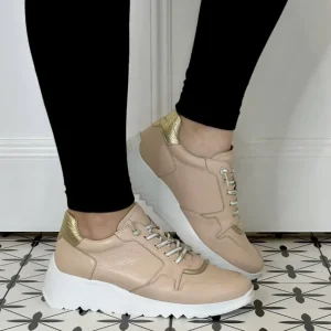 Wonders Casual Shoes | Trainers*Adore Wedge Trainer E-6761 Palo Nude