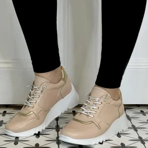 Wonders Casual Shoes | Trainers*Adore Wedge Trainer E-6761 Palo Nude