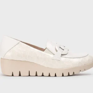 Wonders Wedges | Loafers*Brisa Fly Wedge C-33330 -OFF WHITE