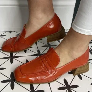 Wonders Casual Shoes | Loafers*C-7122 Patent Leather Loafer-RED