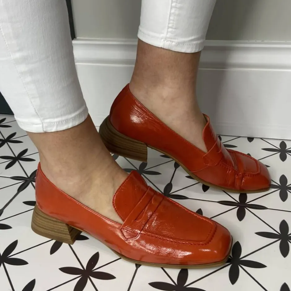 wonders_c_patent_leather__3.webp Wonders Casual Shoes | Loafers*C-7122 Patent Leather Loafer-RED