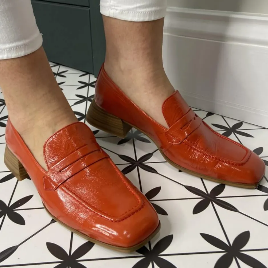 wonders_c_patent_leather__5.webp Wonders Casual Shoes | Loafers*C-7122 Patent Leather Loafer-RED