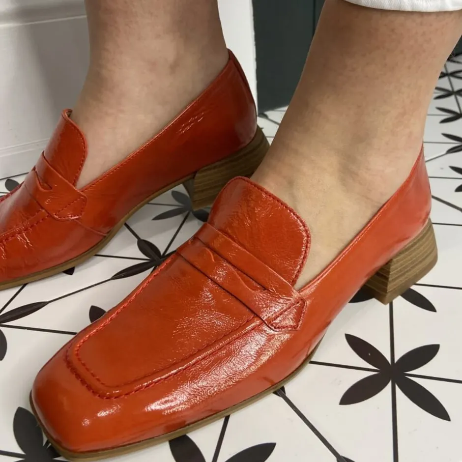 wonders_c_patent_leather__6.webp Wonders Casual Shoes | Loafers*C-7122 Patent Leather Loafer-RED