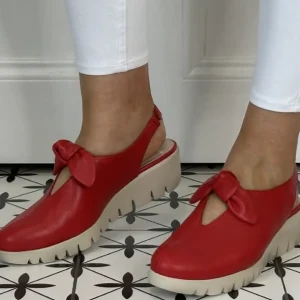 Wonders Casual Shoes | Sandals*Fly Slingback Bow C-33315-RED