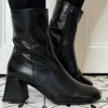 Wonders Ankle Boots*H-6212 Mandy-BLACK