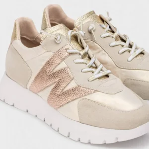 Wonders Casual Shoes | Trainers*Oslo Trainers A-2464 Beige Gold