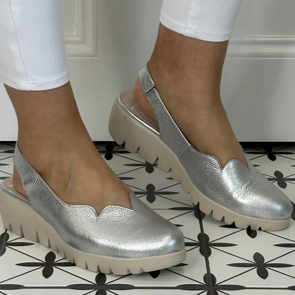 wonders_slingback_c_abril_1.webp Wonders Casual Shoes | Sandals*Slingback C-33260 Abril-SILVER
