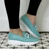 Wonders Casual Shoes | Loafers*Slip-on Aura A-2480-SEA BLUE